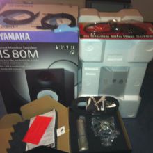 monitores, mic, filtro, cables