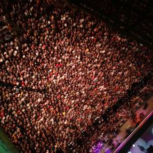Roxette desde las alturas a 30m en el Sant Jordi