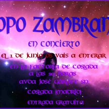 TOPO ZAMBRANO EN CONCIERTO