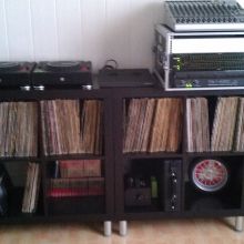 cds, amplificador, ecualizador y fog machine