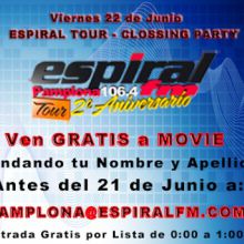 Lista de Invitados - Espiral Tour Clossing Party