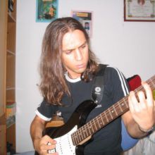 Grabando con la guitarra