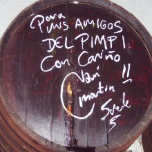 Dani Martín en 'El Pimpi'
