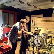 grabando voces