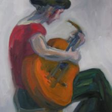 chica guitarrista