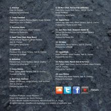 Contraportada de "The Legendz Almanack" de Babars&Saintcharlez