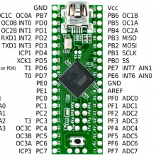 Teensy ++ 2 Pinout