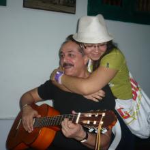 Con María Isabel en el Yuma de Cristal 29-10-10