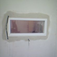 Ventana puesta.