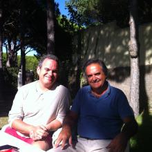 Con el maestro Fernando Peña Burson en Chiclana