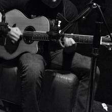 Grabando guitarra!