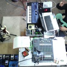 Grabando en el local