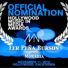 Nominación a los Holliwood Music in media Awards