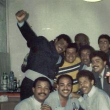 Con Ismael Miranda