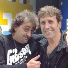 Con Eduardo Pinilla