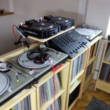 También con el mueble antiguo...