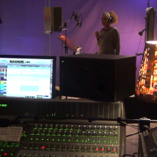 In the studio with Miimi Barber & Chomi Ingelmo - Recording Vocals