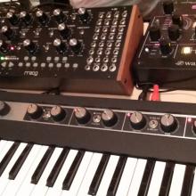 Moog Mother & Streichfett & Yamaha cp