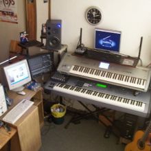 Vista general de mi  home studio