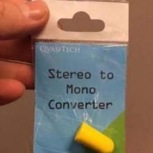 Convertidor "estéreo" a "mono"