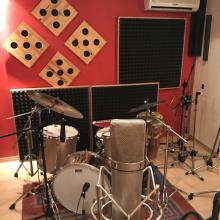 Microfoneando drums