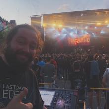Con Firewind en Redondela