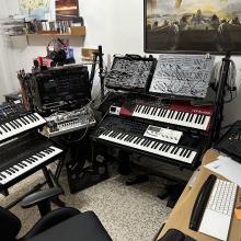 Home studio late 2023