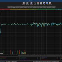 Comparativa medición/predicción EQ REW