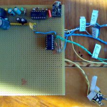 Prototipo de modulo de sonidos de percusión