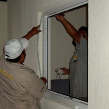 Instalando ventanas uPVC