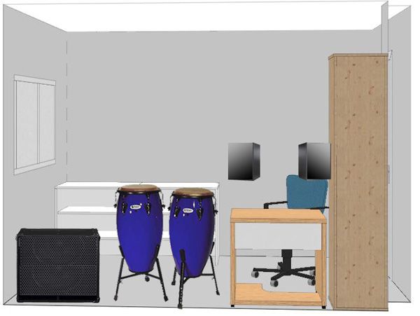 proyecto para acondicionar la habitacion