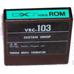 Yamaha DX7 Voice ROM VRC-103 Data Cartridge