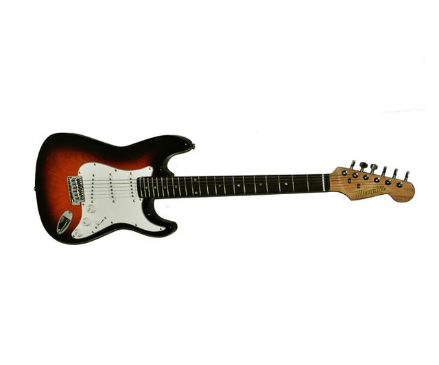 MEMPHIS Pack Guitarra eléctrica Strato sunburst