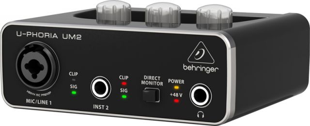 Внешняя звуковая карта behringer u phoria um2 обзор