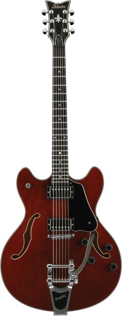 Schecter CORSAIR GLOSS WALNUT BIGSBY