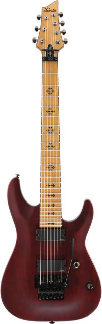 Schecter JEFF LOMIS-7 FR VAMPIRE RED SATIN