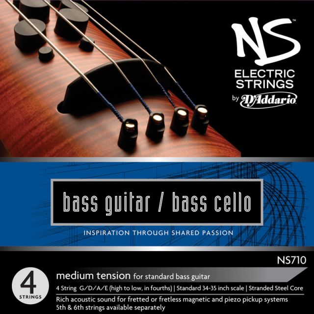 D'Addario Clásica NS170 Electric Bass Cello