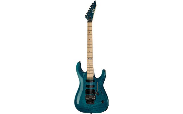 ESP LTD MH-103QM See Thru Blue