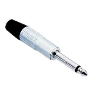 Adam Hall Connectors 7514 - Conector aéreo Jack 6,3 mm mono plata