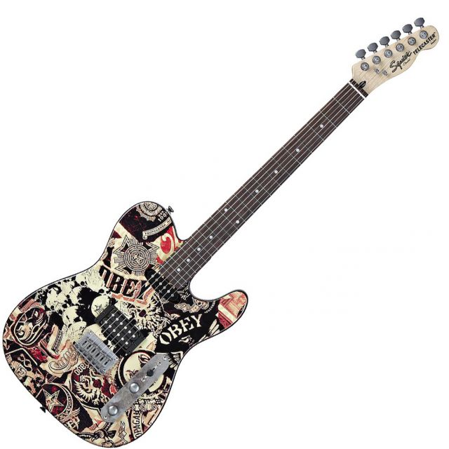 Fender Telecaster Squier Obey Graphic