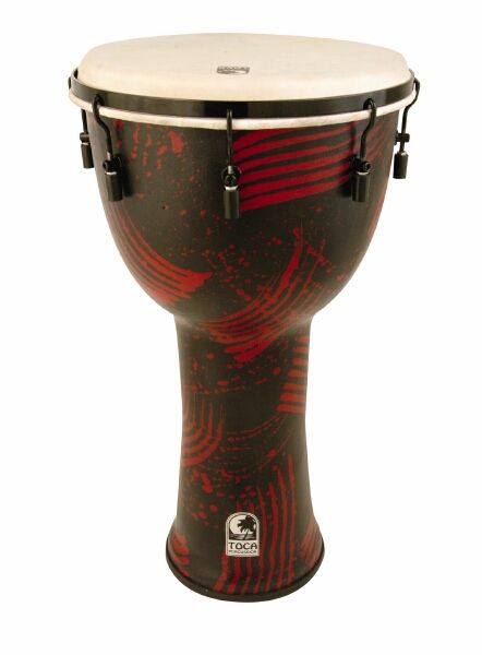 Toca Percussion Djembé SFDJM-9AR Abstrac Red