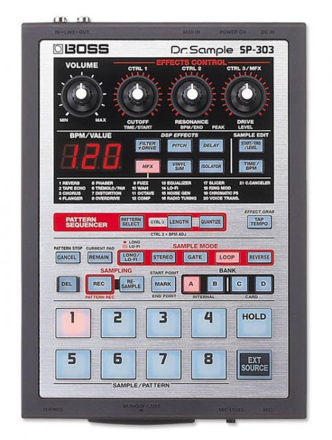 Boss SP-303 Dr. Sample