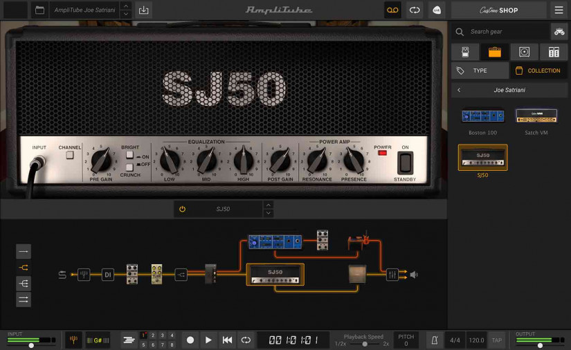 Ik Multimedia Amplitube Joe Satriani