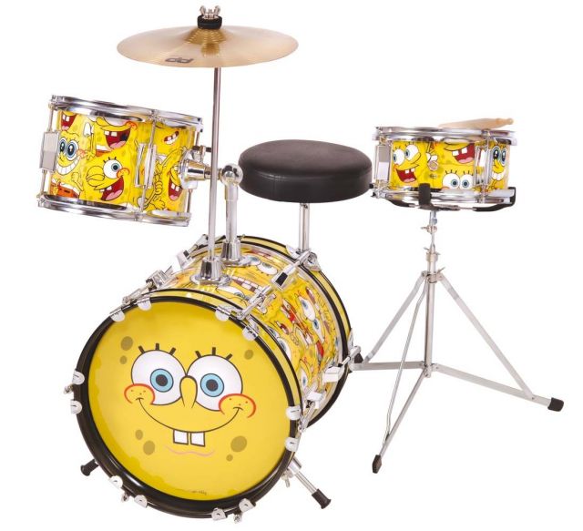JHS Bob Esponja Bateria BOB ESPONJA JUNIOR 3 PCS