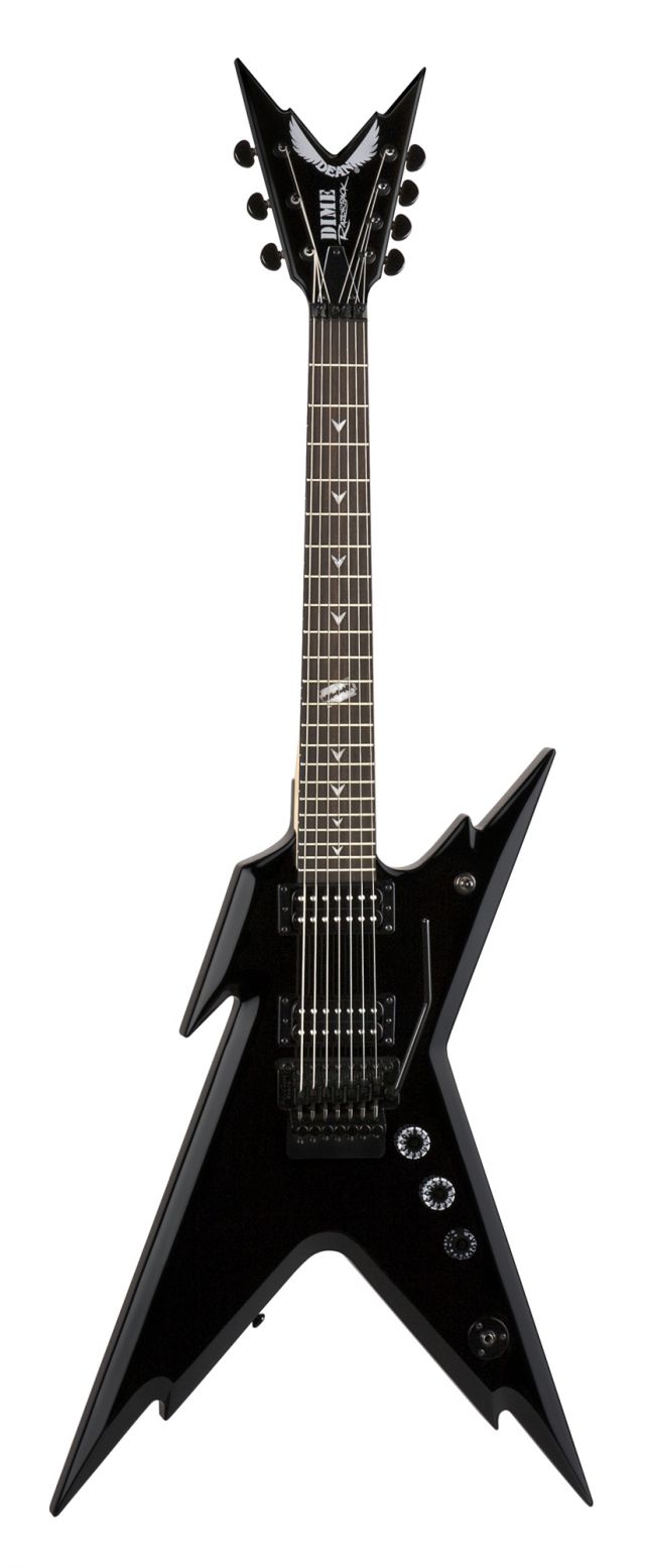 Dean Dime Razorback DB 7-Strings Classic Black