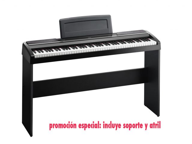 Korg Piano Digital KORG SP-170 Negro (con soporte)