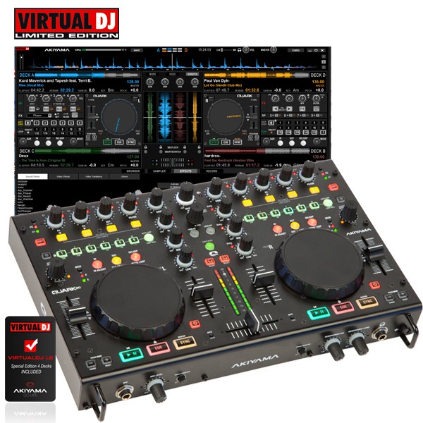 AKIYAMA QUARK DJ MIDIコントローラー Akiyama Quark / SC | DJ ProMixer