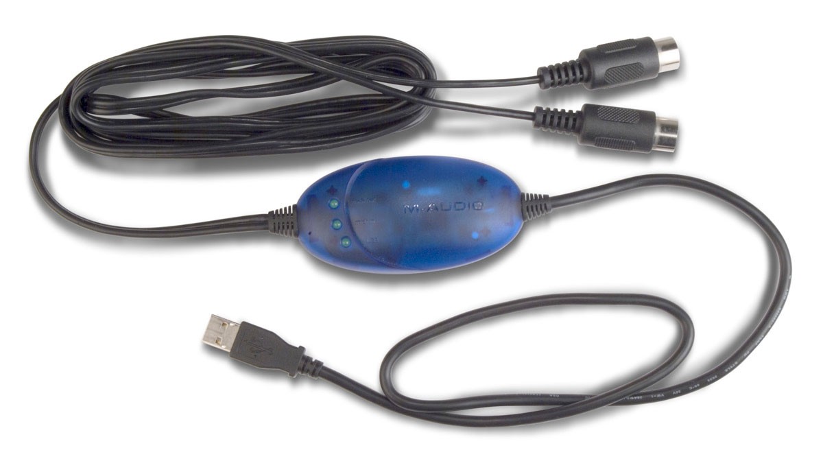 Interfaz MIDI USB plug & play M-Audio Midisport 4x4 4 entradas y 4 salidas, Edición Aniversaria para Mac y PC 