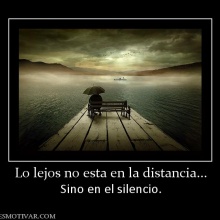 En la distancia