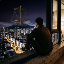 Sentado en la cornisa (Maz-max)